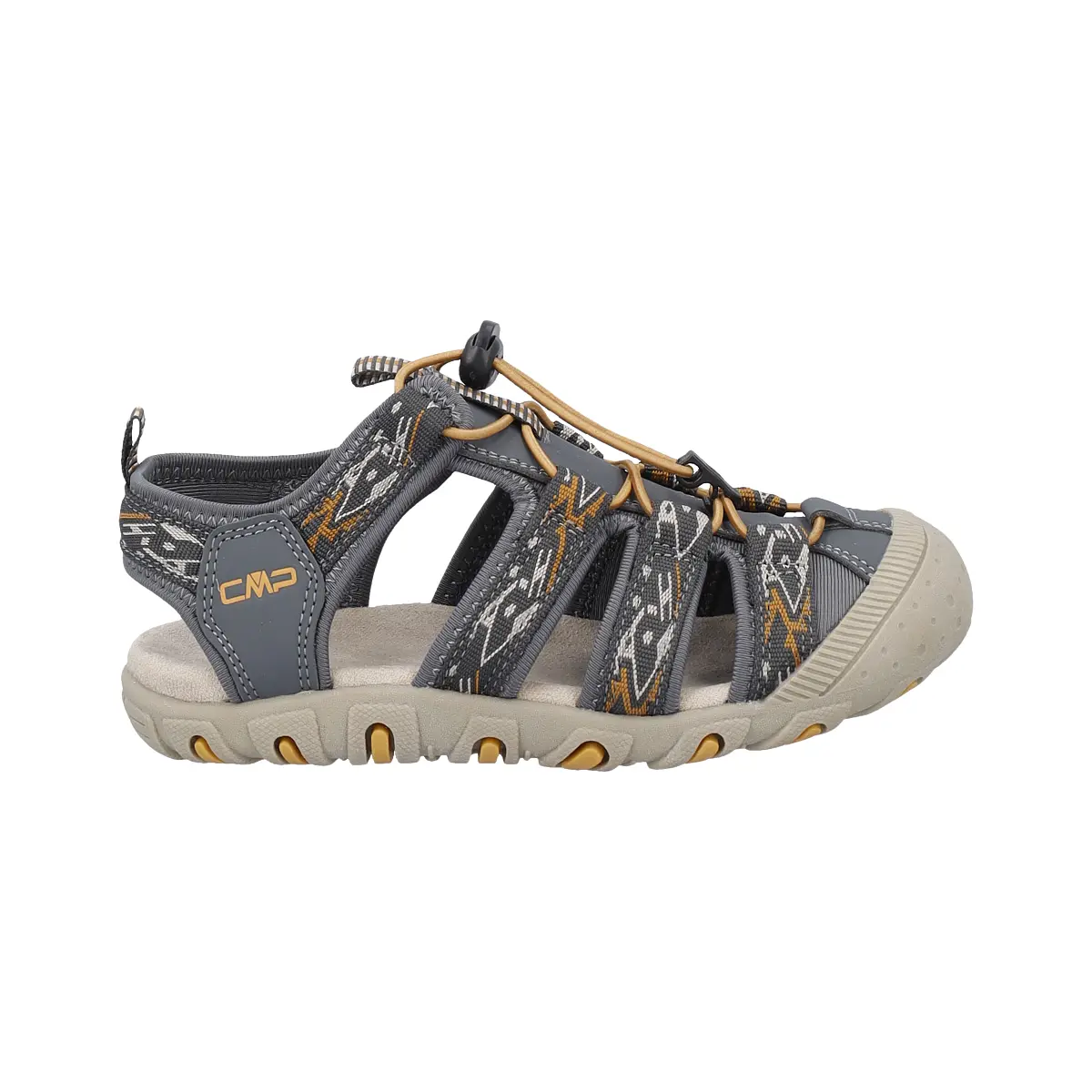 Cmp Unisex Kids Gris Hiking Sandals For Children Saniph