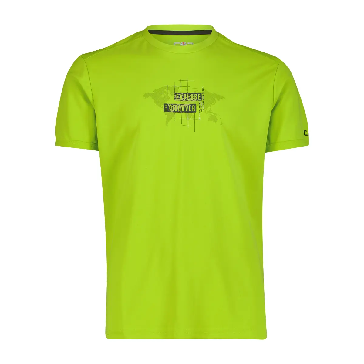 Cmp Herren Vert Piqué Shirt Mit Adventure Druck
