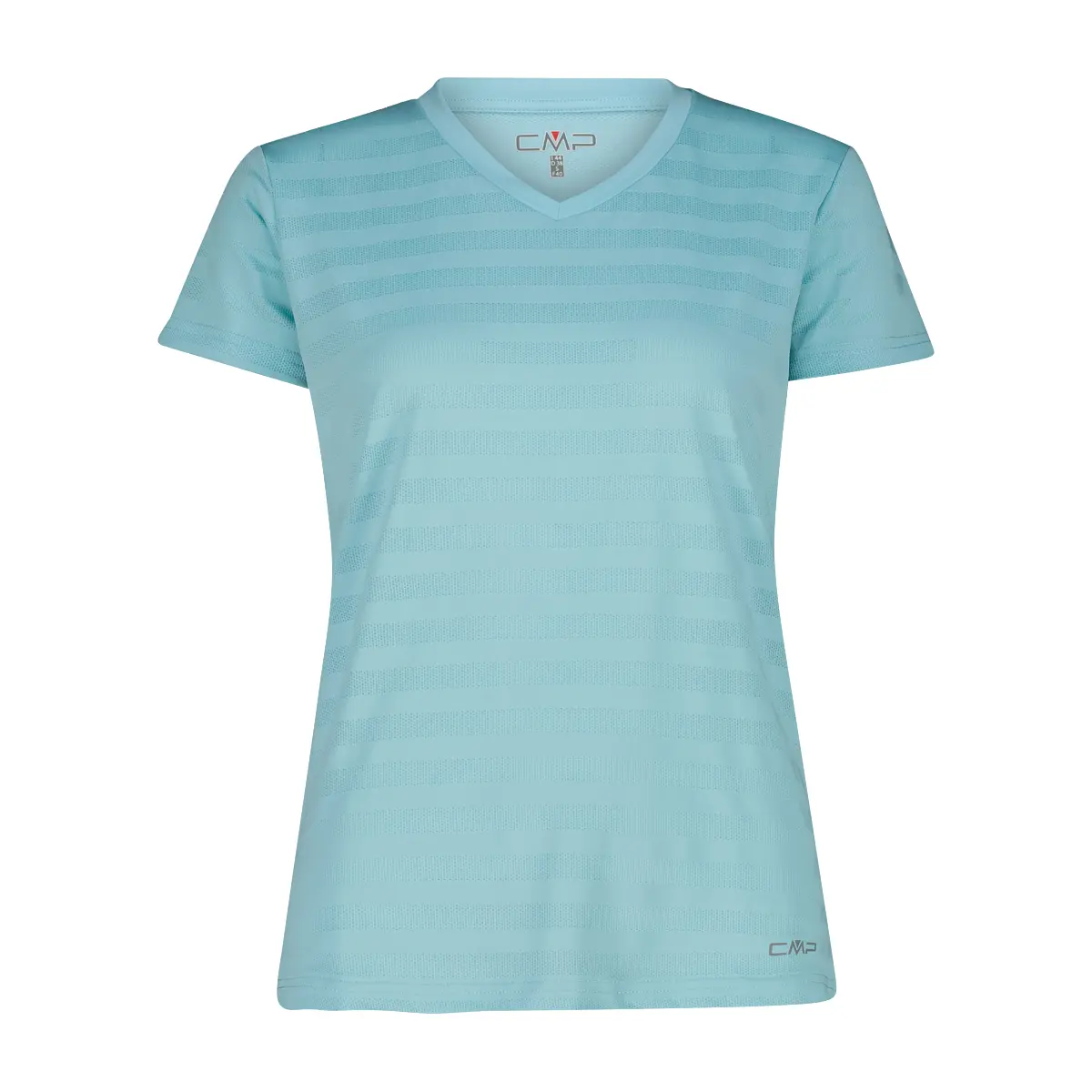 Cmp Damen Bleu Sporttop Mit Horizontalen Netzdetails