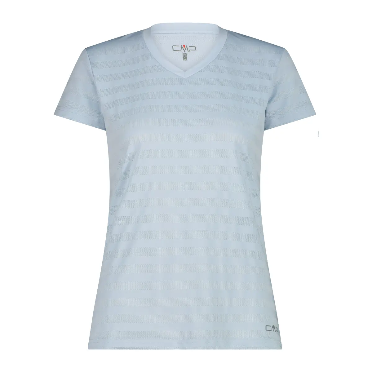 Cmp Damen Bleu Sporttop Mit Horizontalen Netzdetails