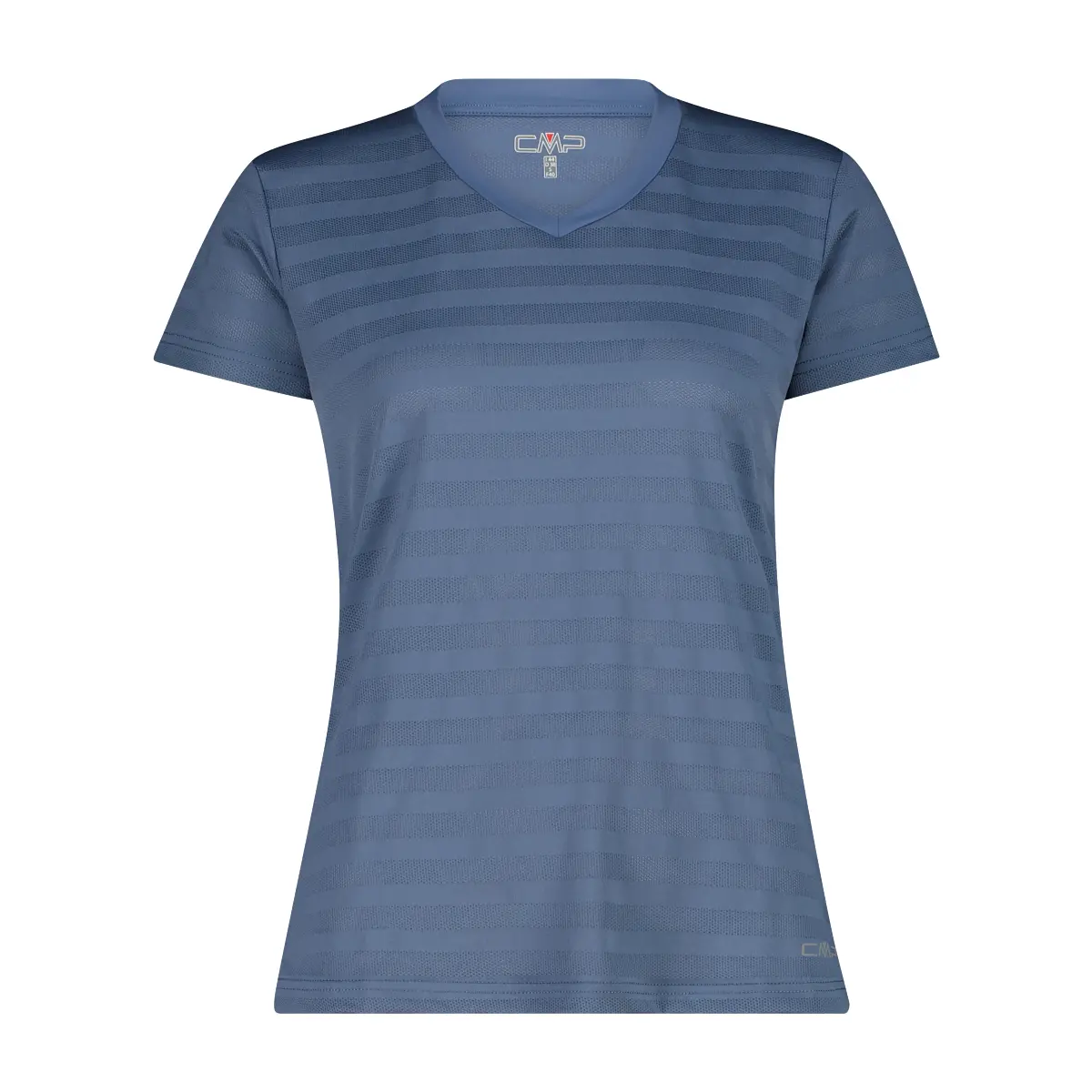 Cmp Damen Bleu Sporttop Mit Horizontalen Netzdetails