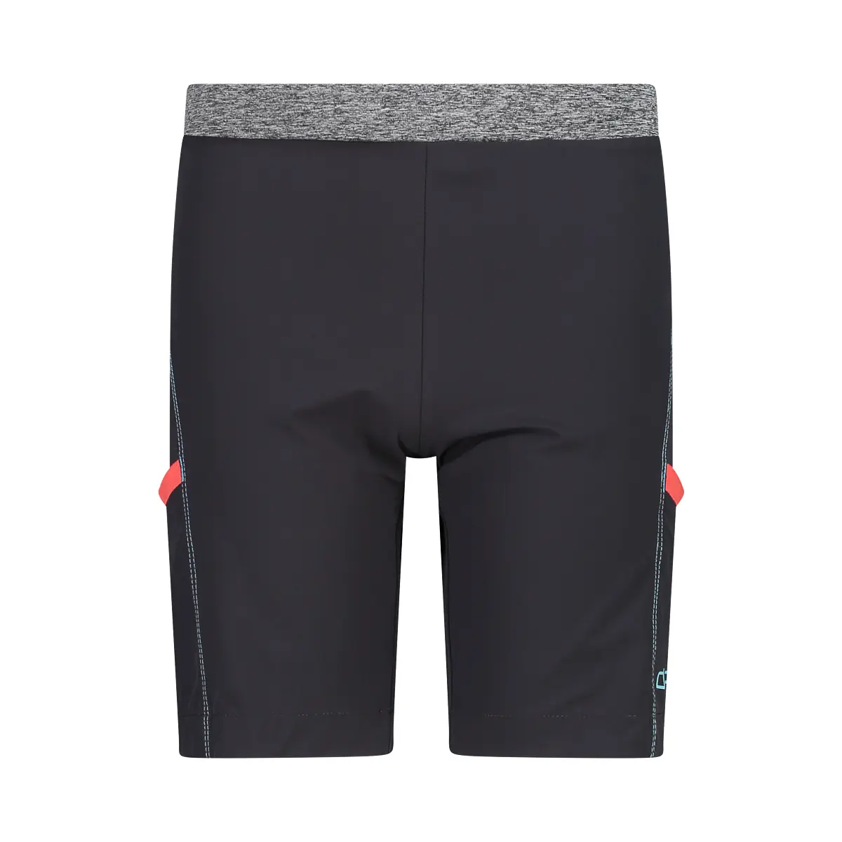 Cmp Girls Gris Polyester Bermuda Shorts For