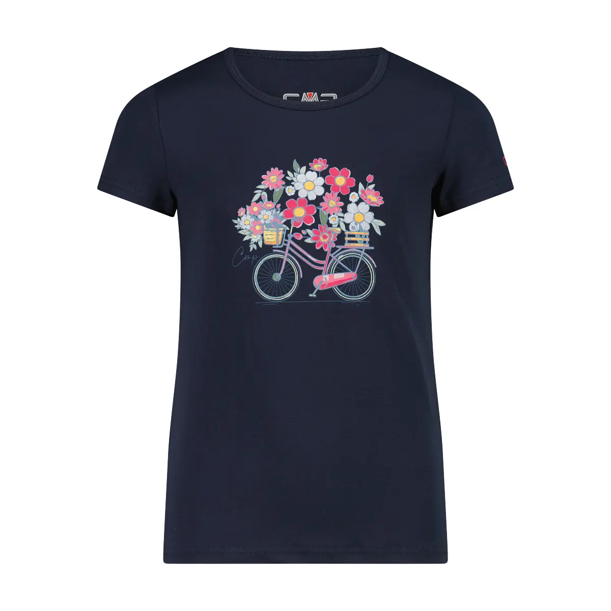 Cmp Bleu T-Shirt Con Estampado Para Niña