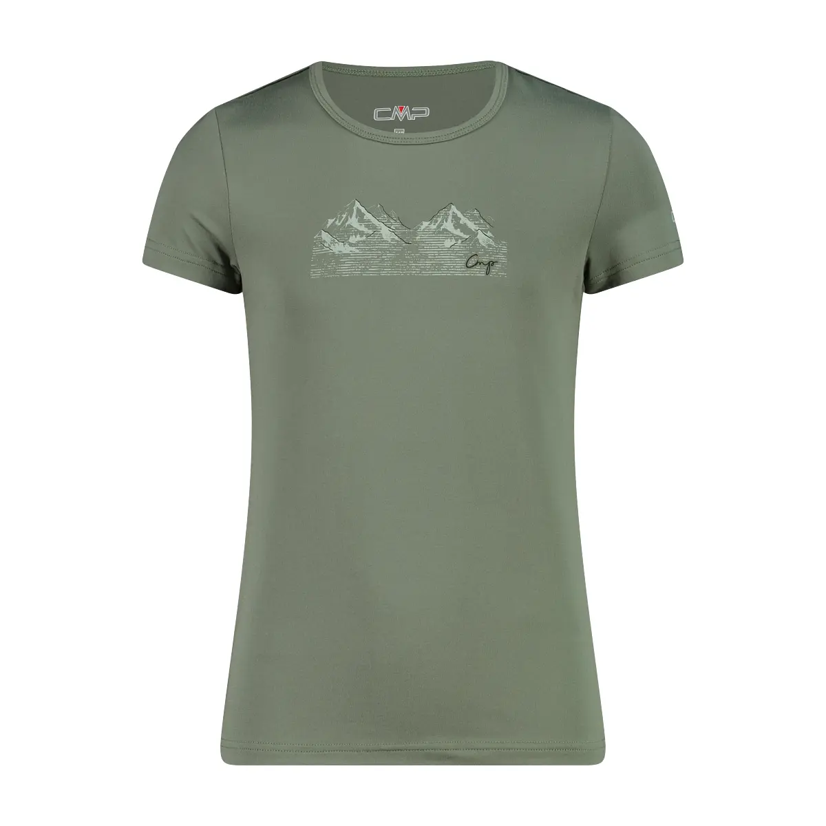 Cmp Vert T-Shirt Con Estampado Para Niña
