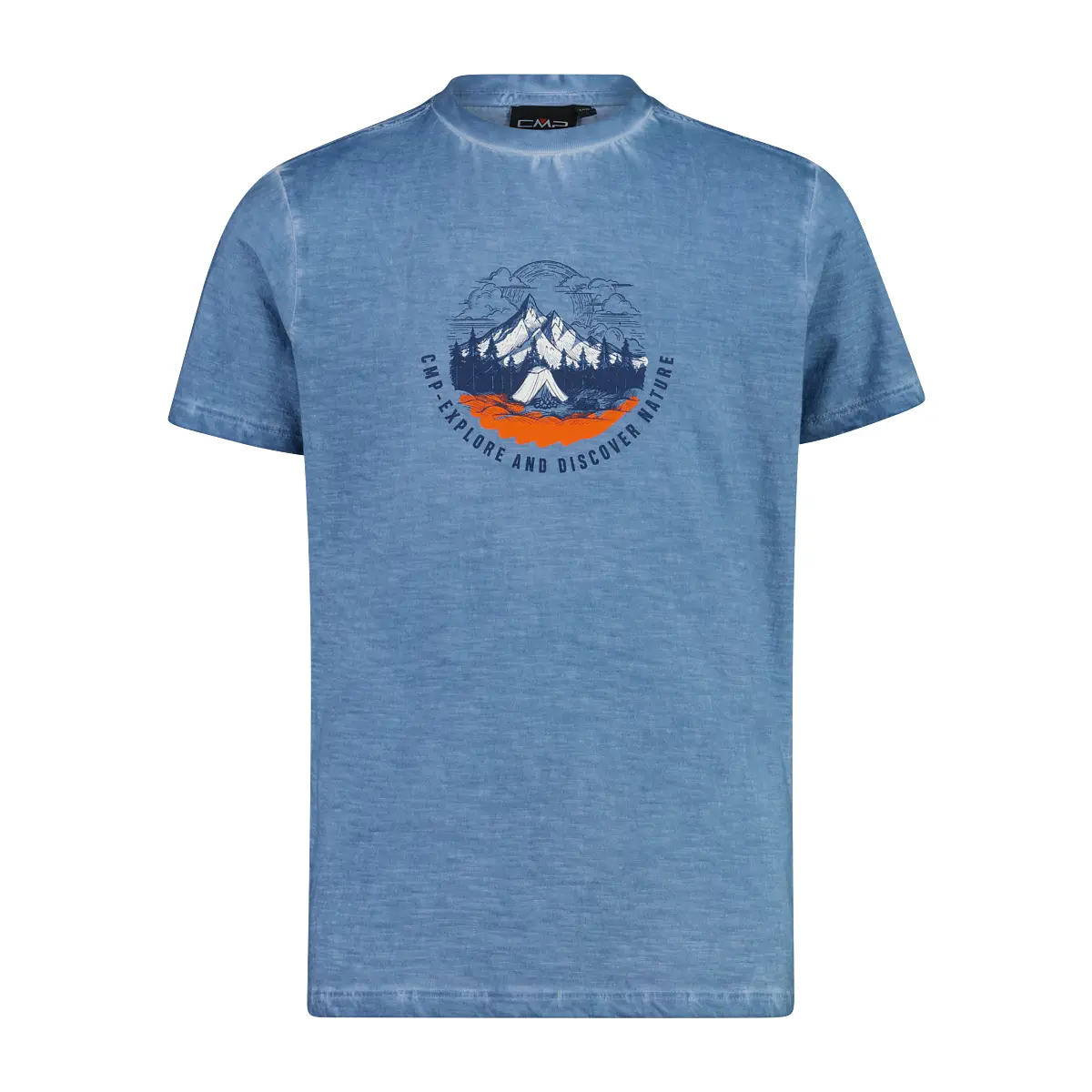 T-shirt van gemêlede jersey kind CMP