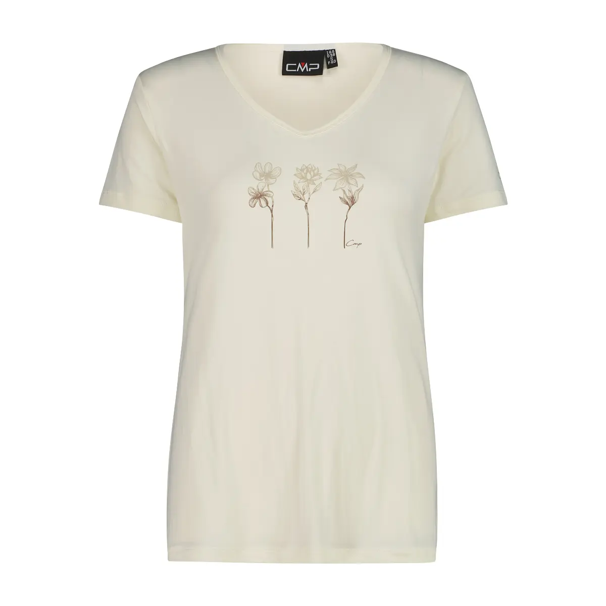 Cmp Blanc Dames T-Shirt Met Print Op De Voorkant Hi-Tech