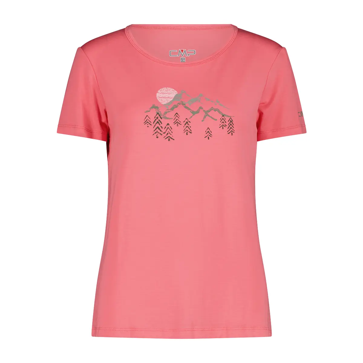 Cmp Damen Rose Bamboo T-Shirt Mit Blumenmuster