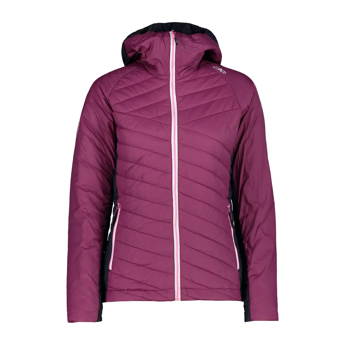 Damen Steppjacke mit Kapuze und Reißverschluss CMP