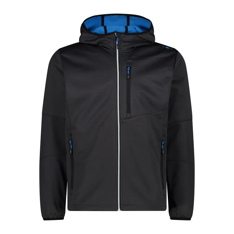 Cmp Men's Noir Hooded Jacket