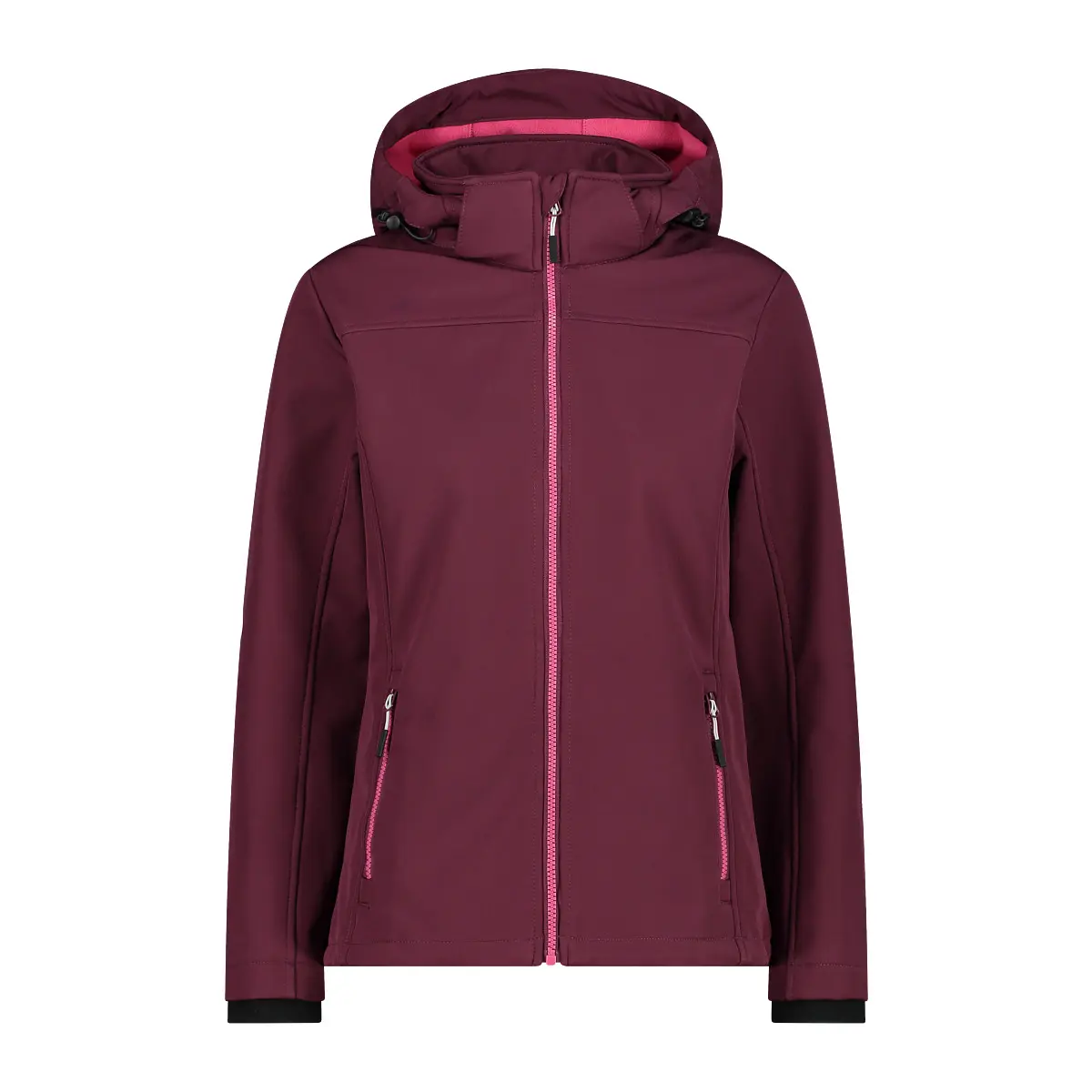 Damen wasserdichte Kapuzenjacke mit Reißverschluss CMP