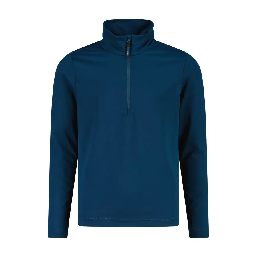 Cmp Jungen Bleu Sweatshirt 1/2 Zip Kind