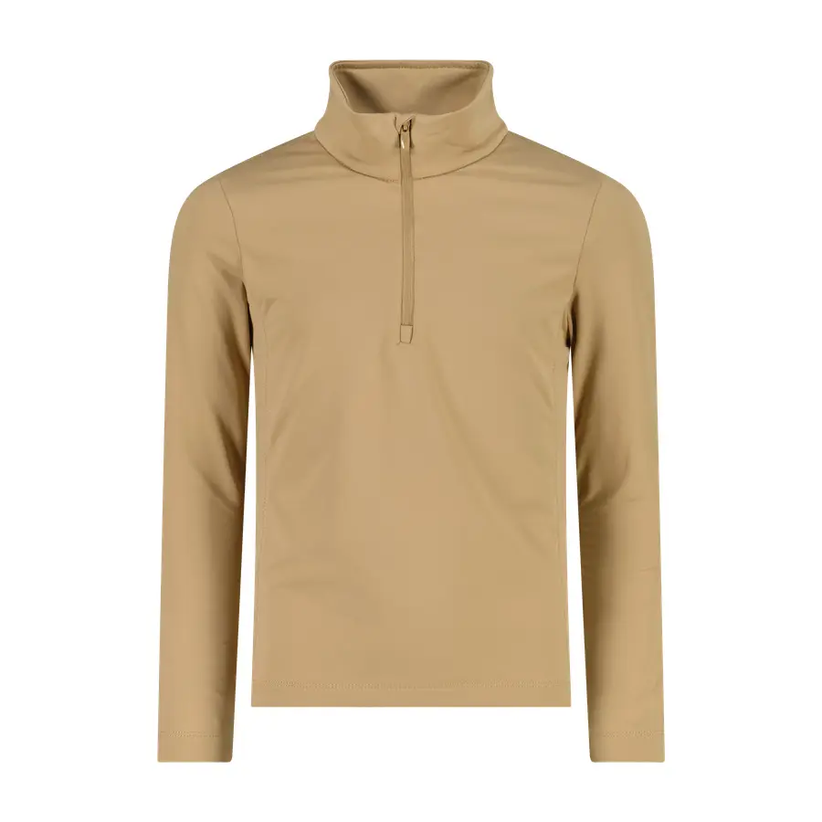 Cmp Donna Beige Felpa Con Cerniera A Metà Da Bambina