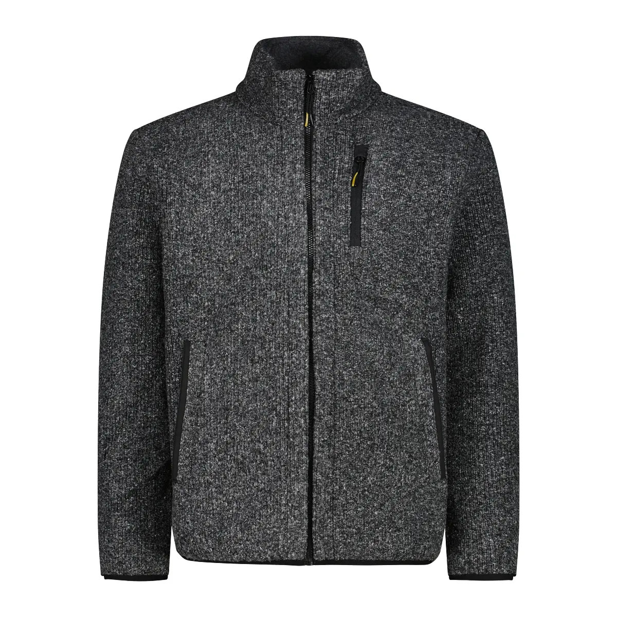 Cmp Men's Noir Recycled Polyester Fleeced Sweatshirt