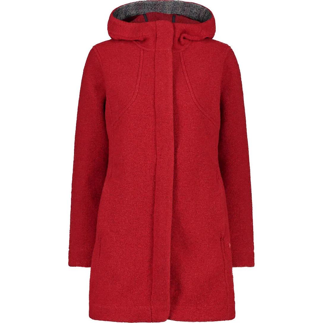 8059342375941 - Damen Fix Hoodie Mantel (Größe XXS rot)