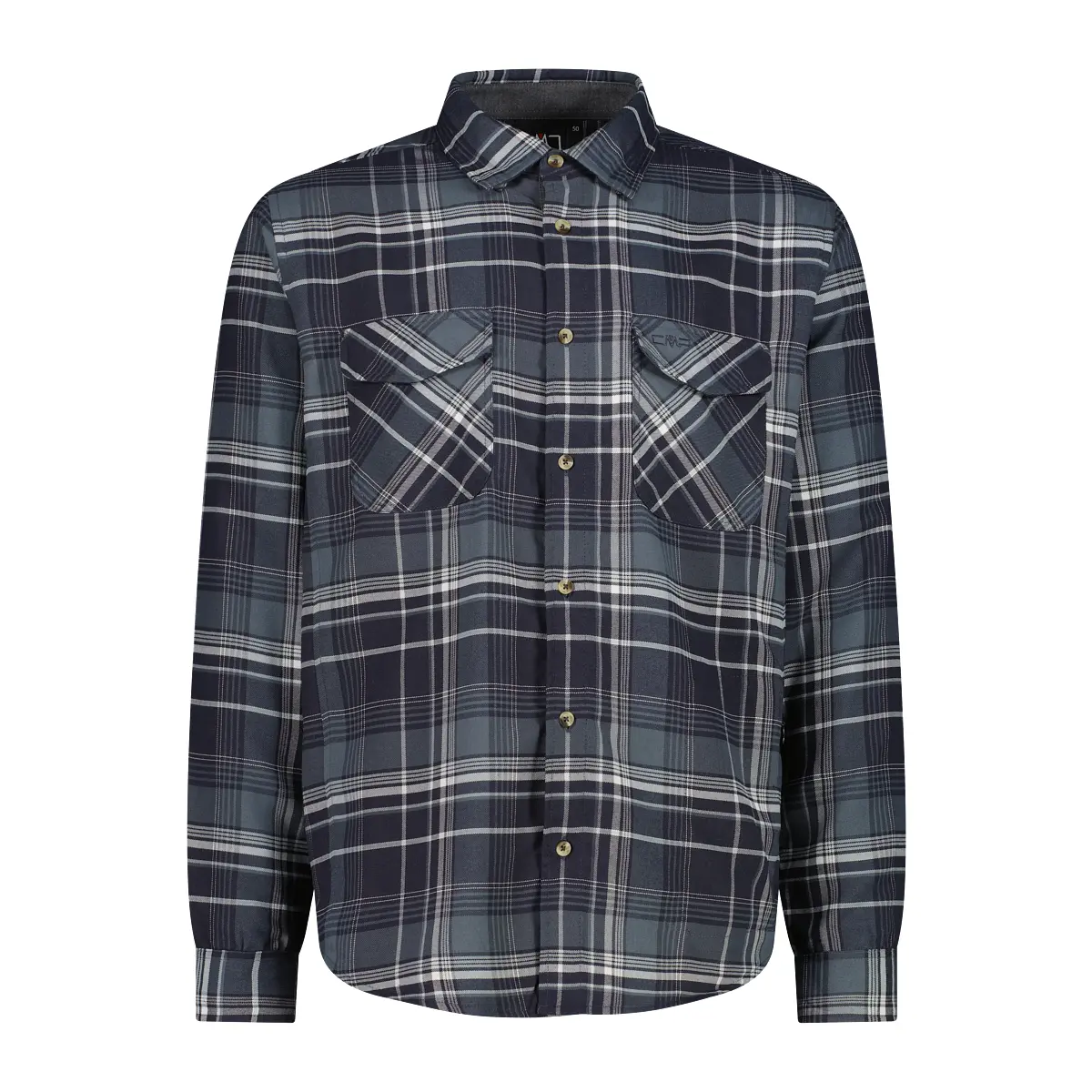 Cmp Gris Camisa De Manga Larga