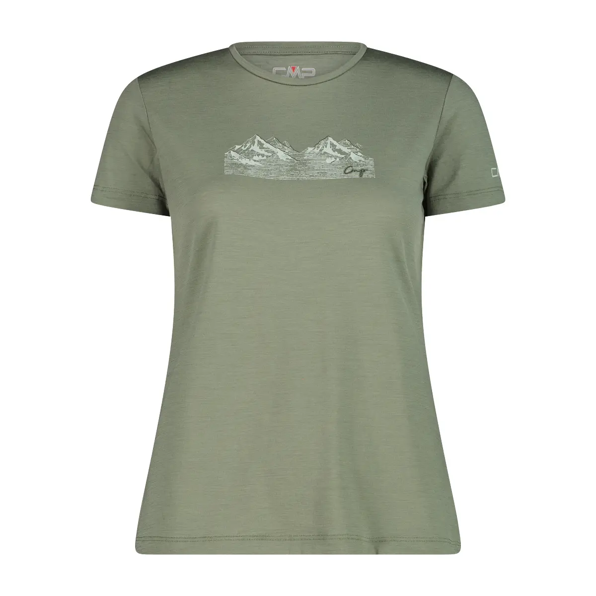 Cmp Femme Vert T-Shirt Performance