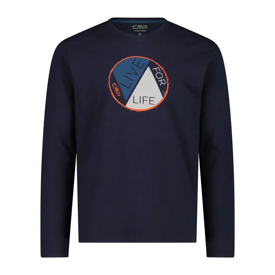 T-shirt met lange mouwen van biologisch katoen CMP