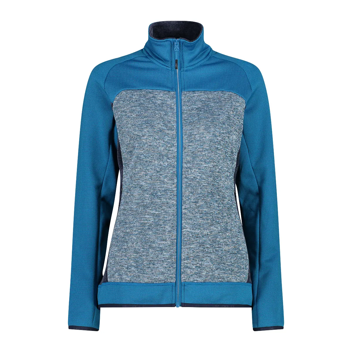 Cmp Damen Bleu Leistungsstark Stretch Fleecejacke Mit Reißverschluss Unlimitech