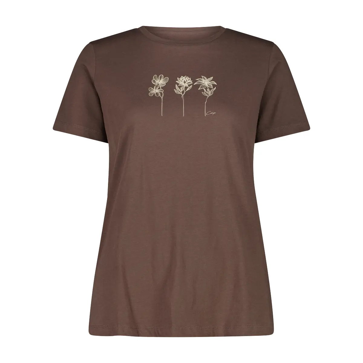 Cmp Damen Marron T-Shirt Organic