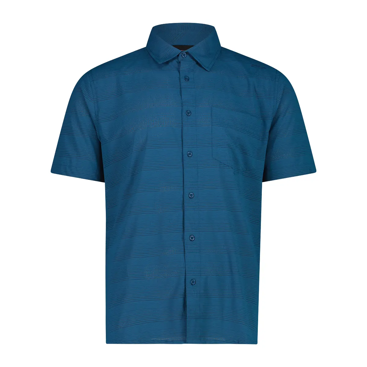 Cmp Bleu Camisa De Tela Elástica
