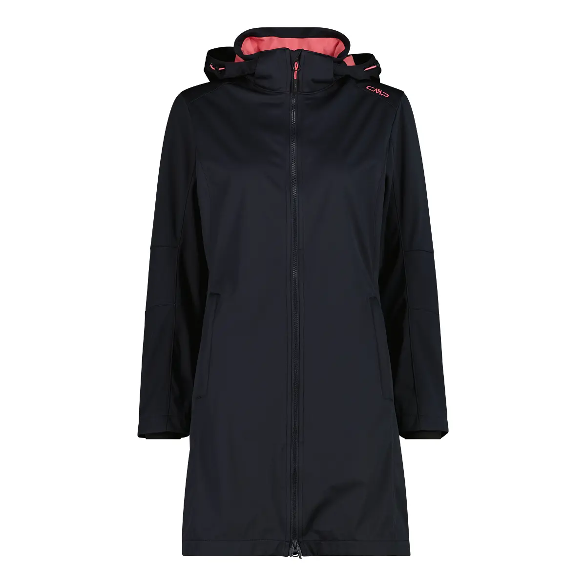 Leichte Damen Softshell Parka mit abnehmbarer Kapuze CMP