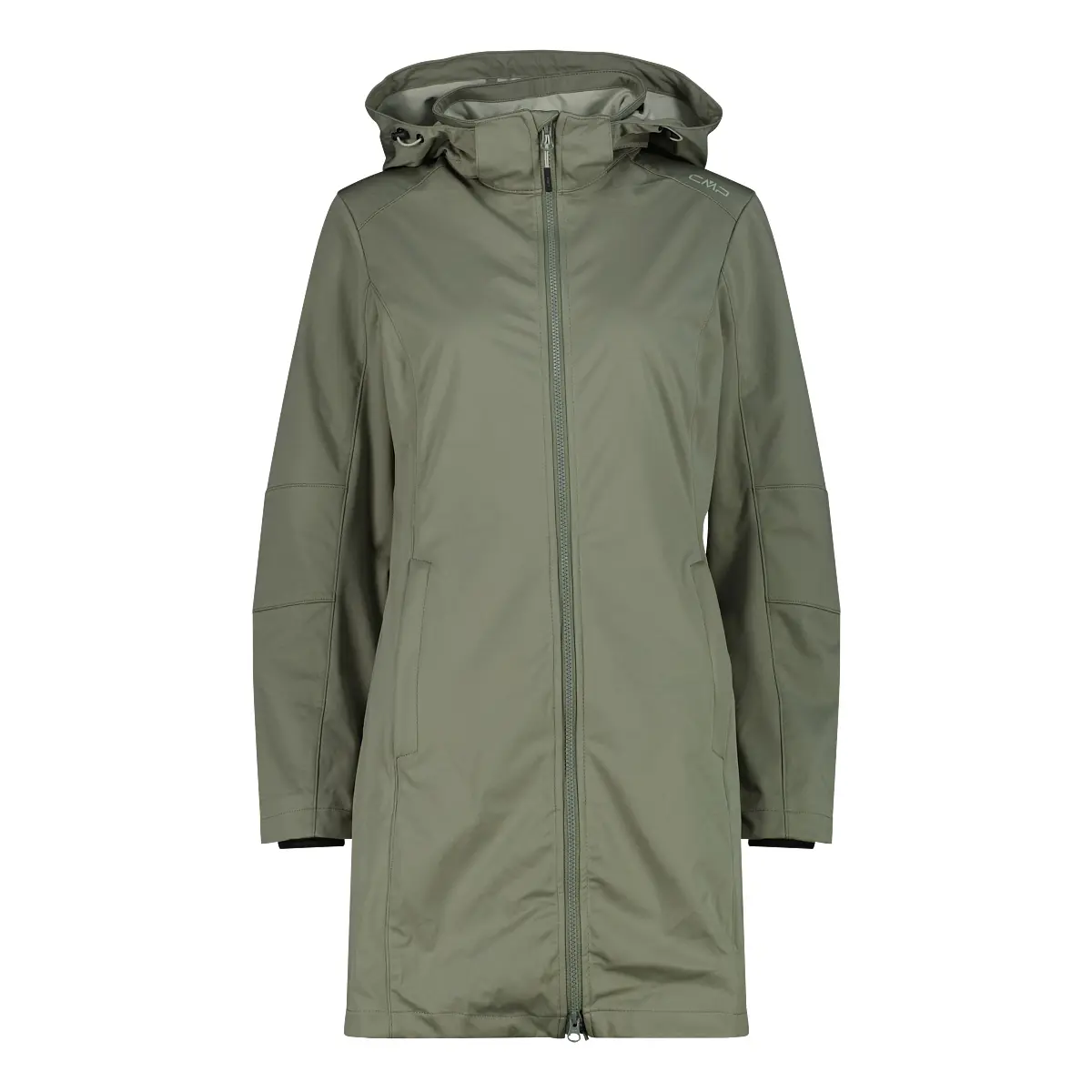 Leichte Damen Softshell Parka mit abnehmbarer Kapuze CMP