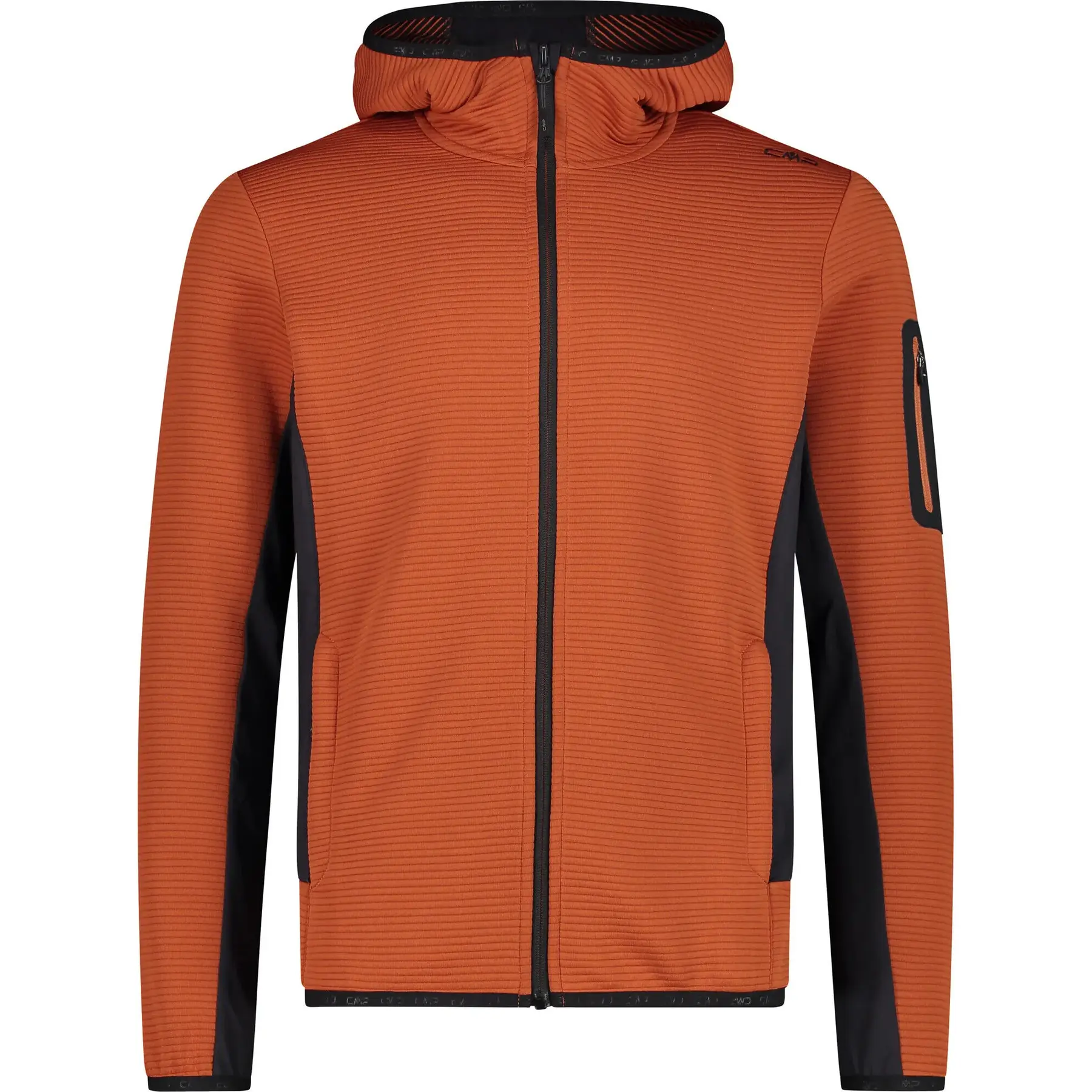 Cmp Men's Orange Hooded Jacket