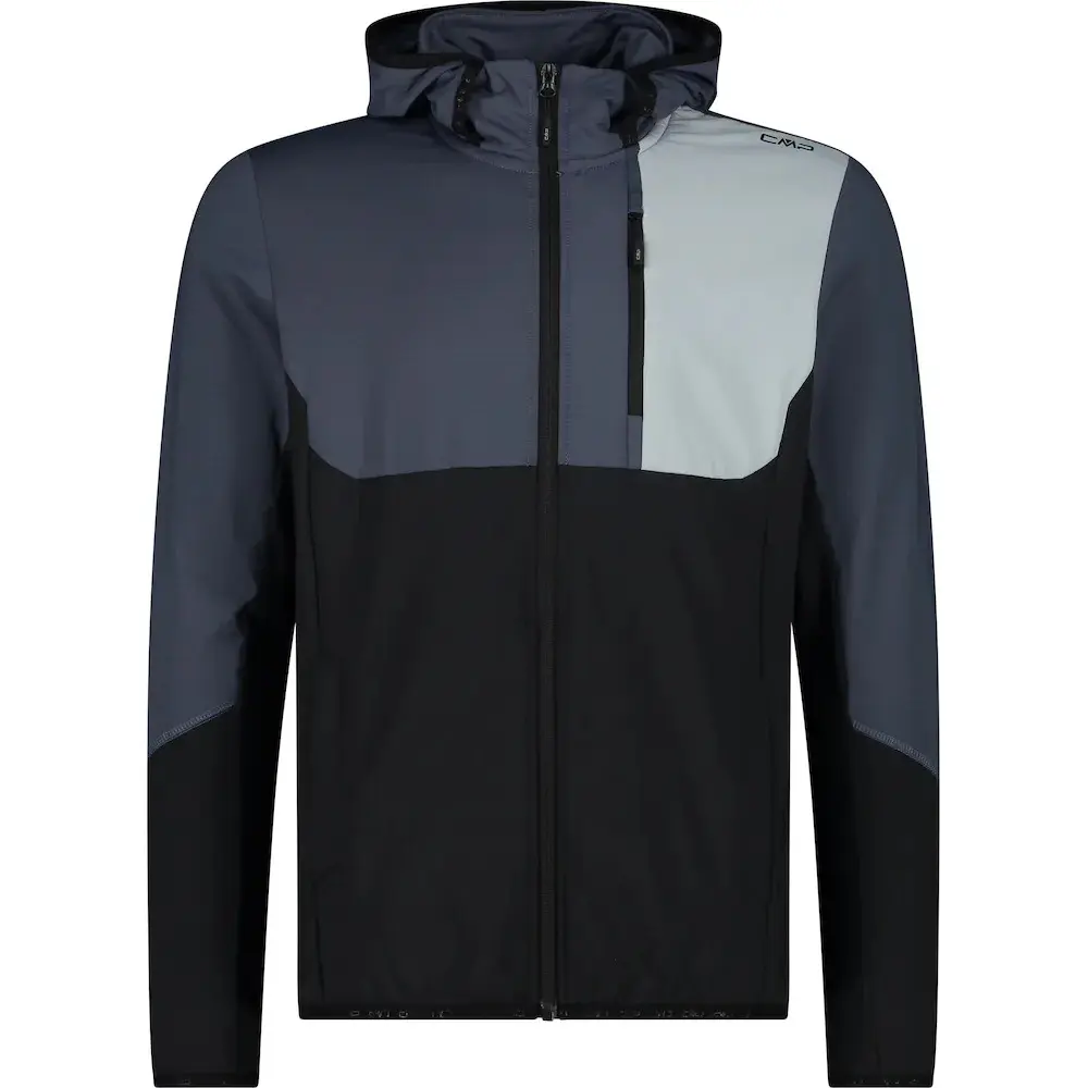 Cmp Men's Noir Hooded Jacket
