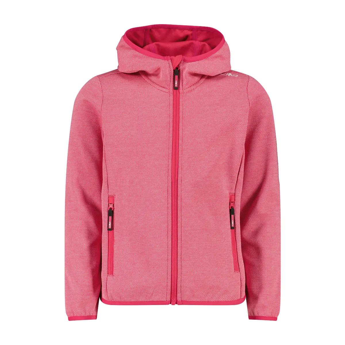 Cmp Mädchen Rouge Fleece Mit Kapuze, Knit-Tech