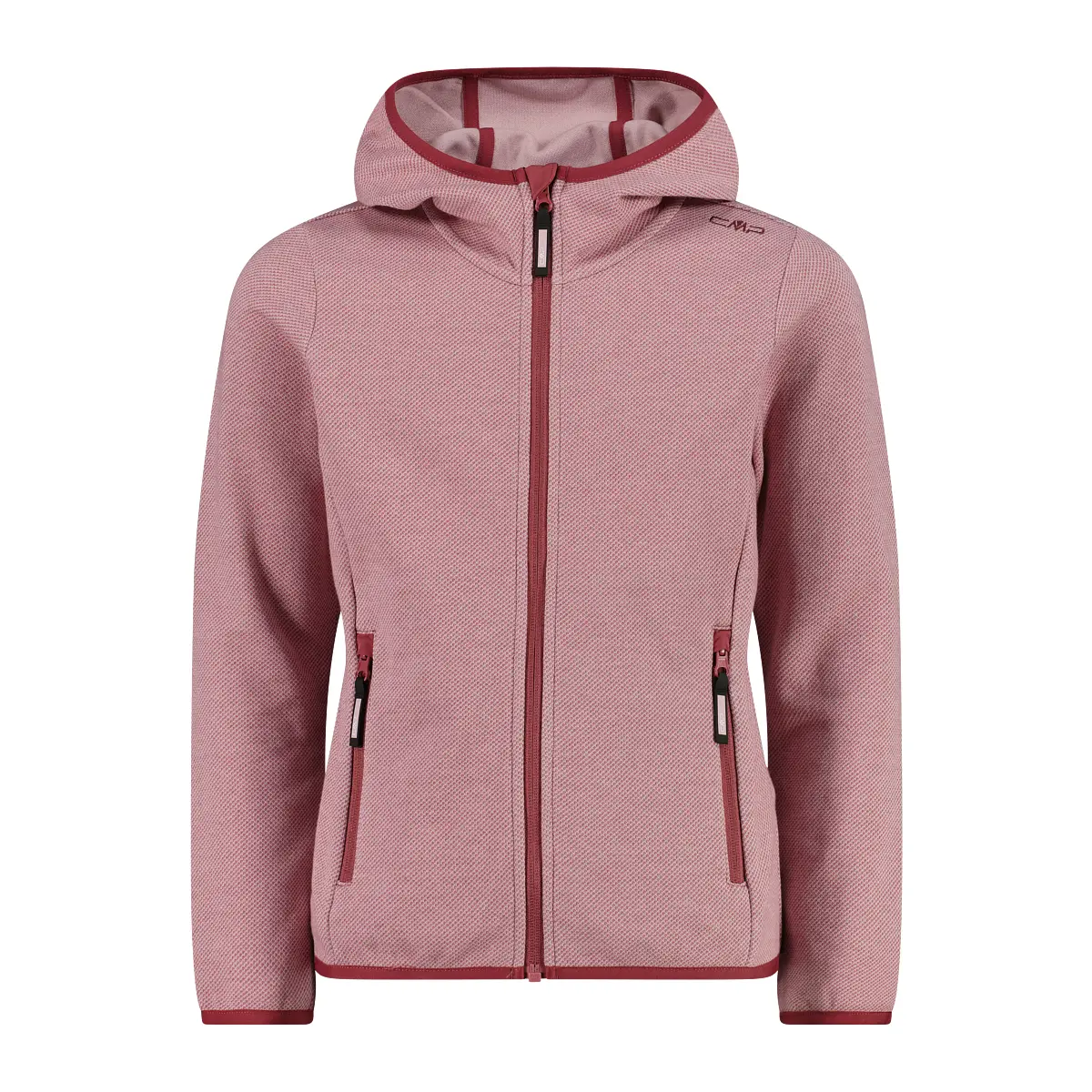 Cmp Mädchen Rose Fleece Mit Kapuze, Knit-Tech