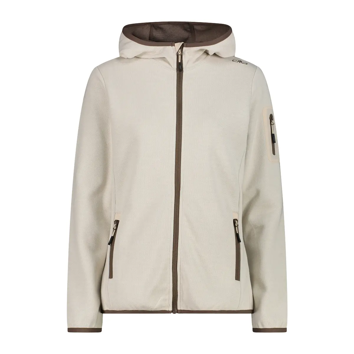 Felpa con cappuccio inserti in rete donna  Knit-Tech