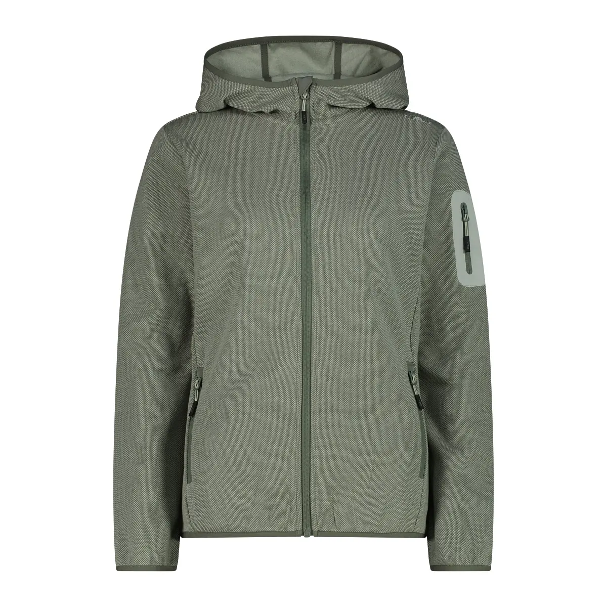 Felpa con cappuccio inserti in rete donna  Knit-Tech