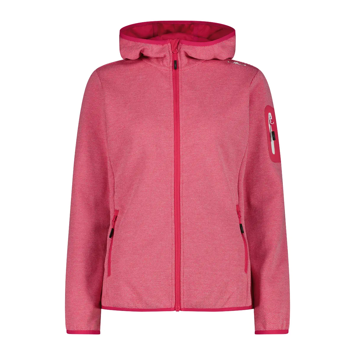 Felpa con cappuccio inserti in rete donna  Knit-Tech