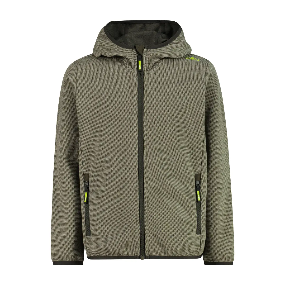 Cmp Vert Chaqueta Con Capucha De Forro Polar Niño