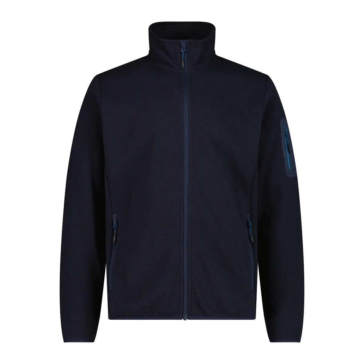 Cmp Men's Bleu Technical Knit Zip-Up Sweatshirt