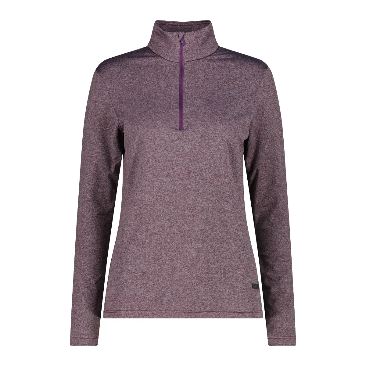 Cmp Women's Marron Jersey Roll-Neck Jacket