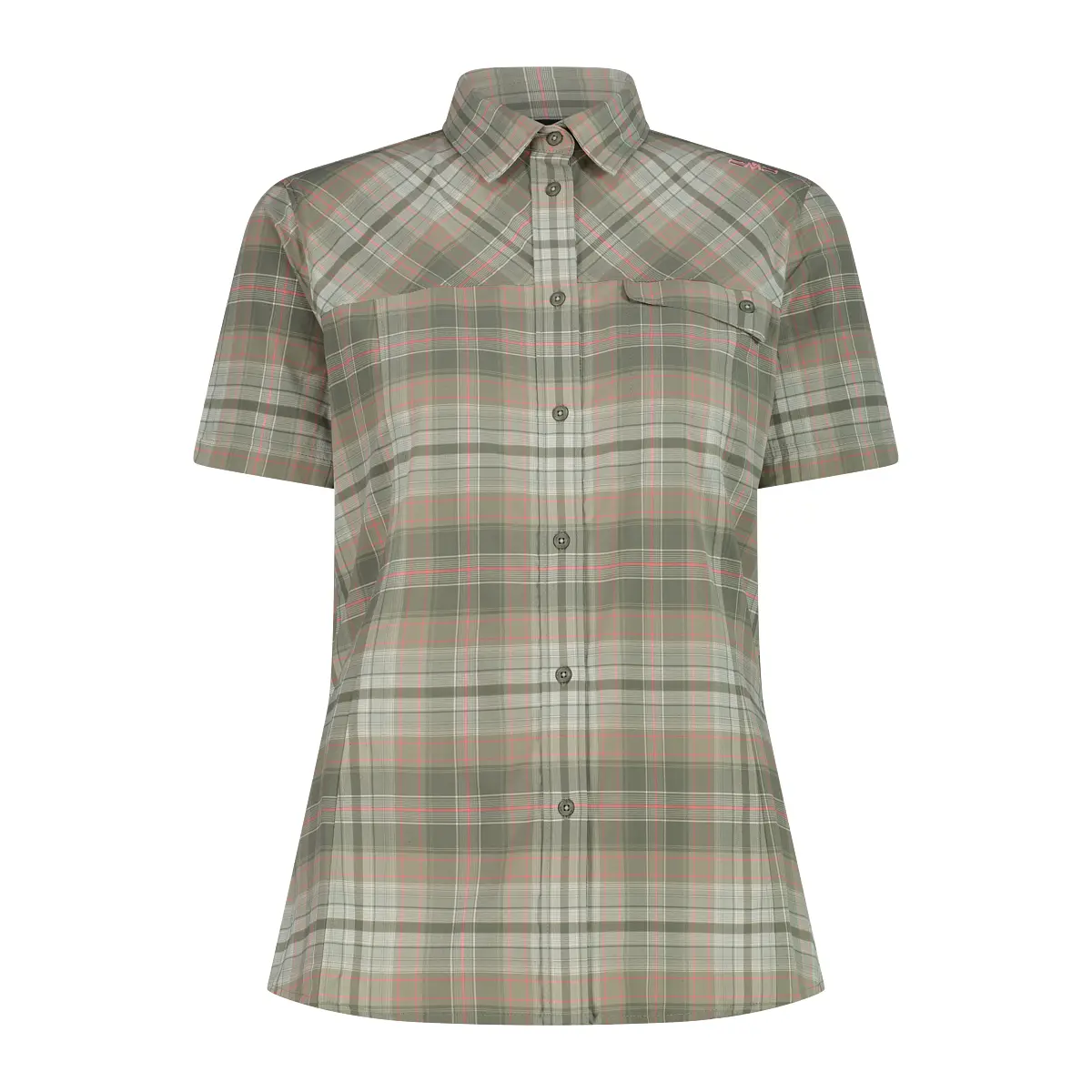 Camicia a motif a quadri donna