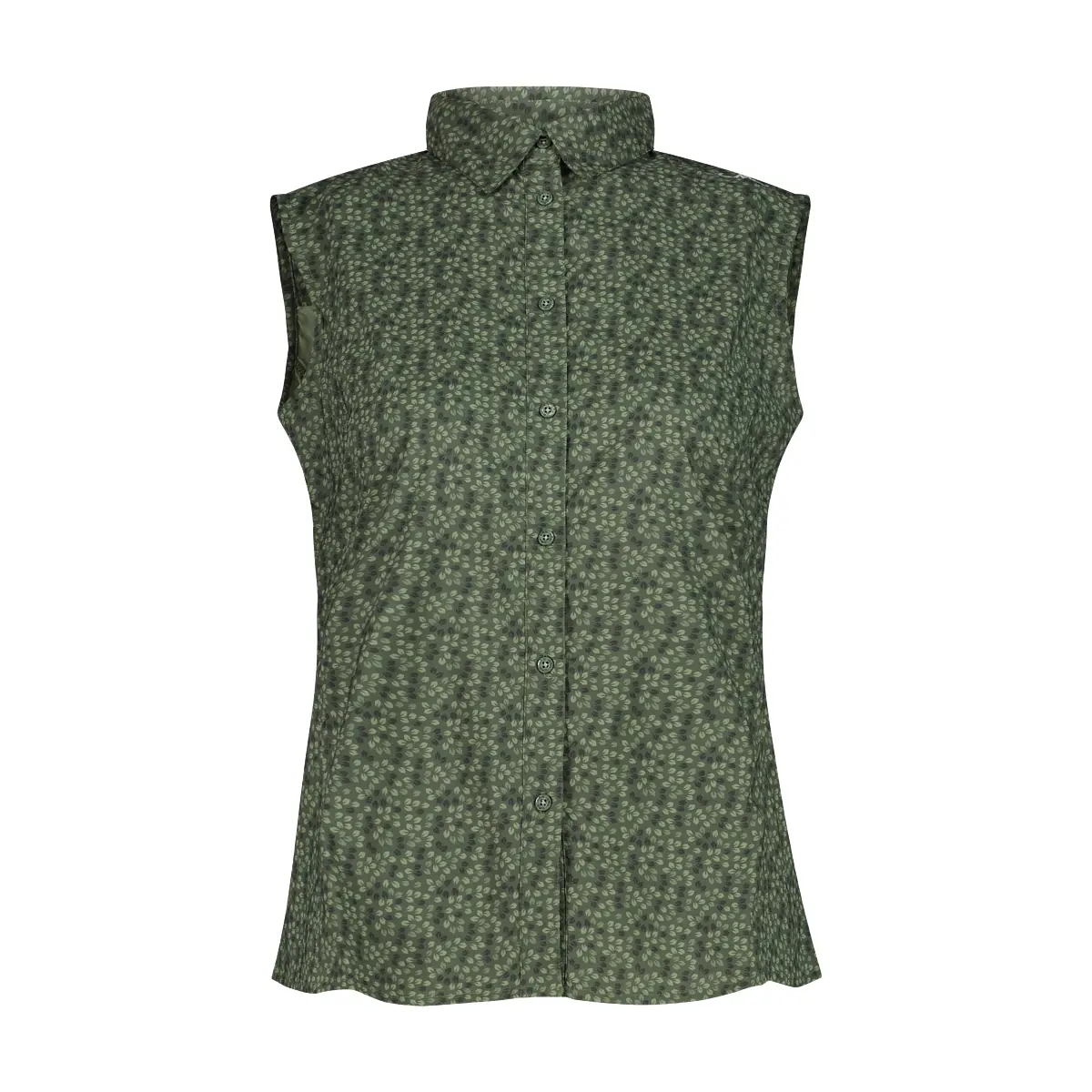 Ärmellose Bluse mit Blumenmuster für Frauen CMP