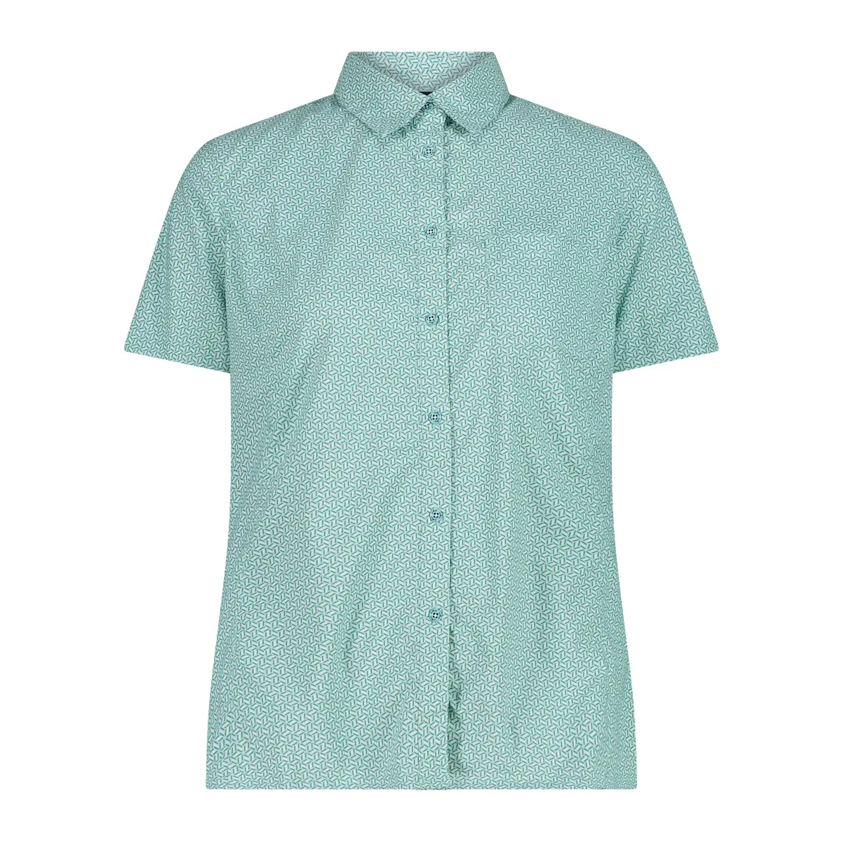 Cmp Mujer Vert Camisa De Flores
