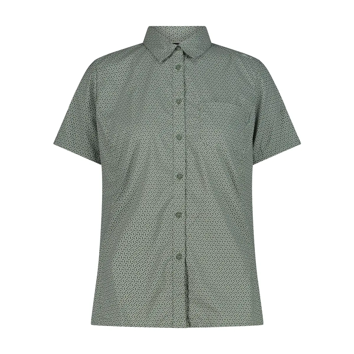 Cmp Mujer Vert Camisa De Flores