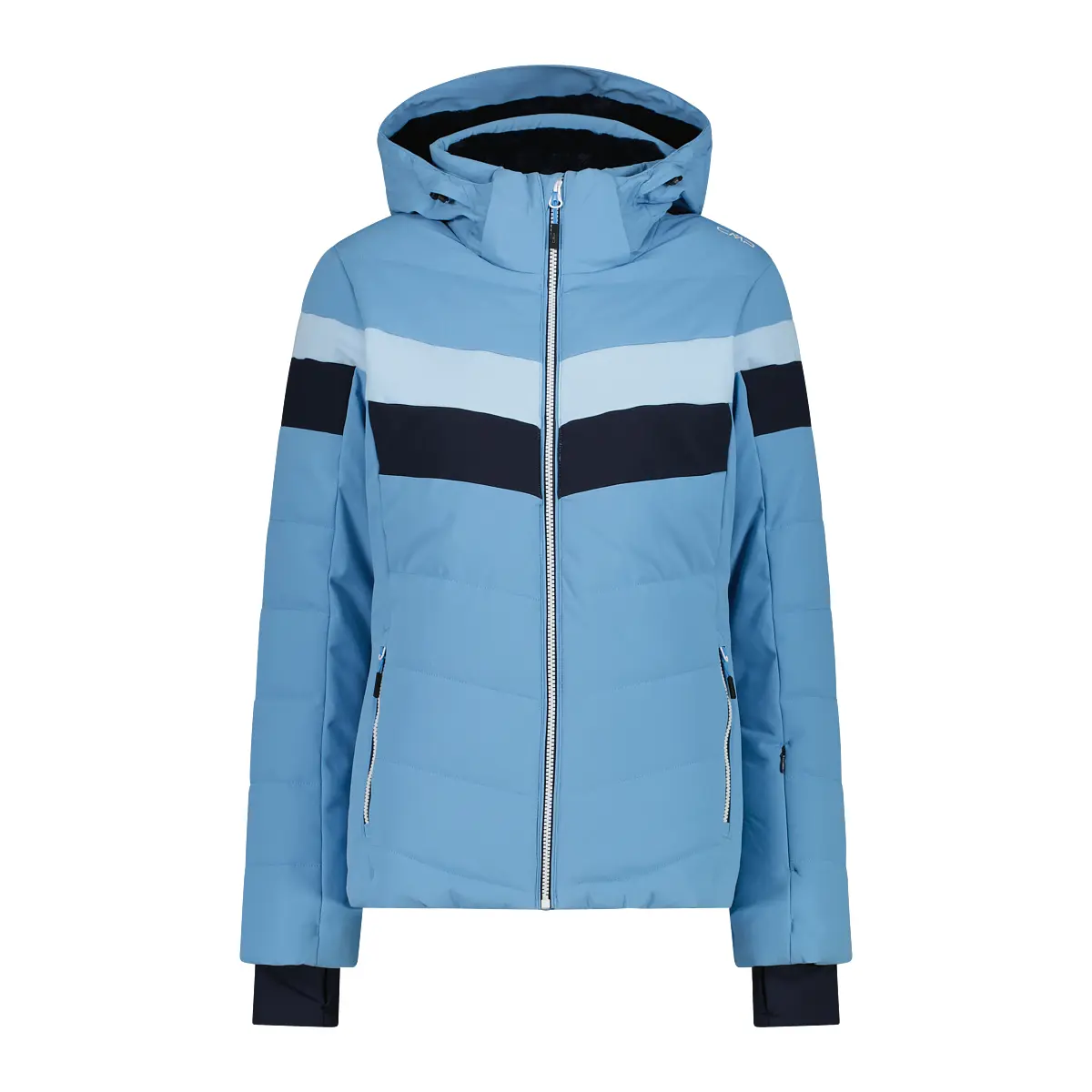 Damen Steppjacke mit Kapuze und Reißverschluss CMP