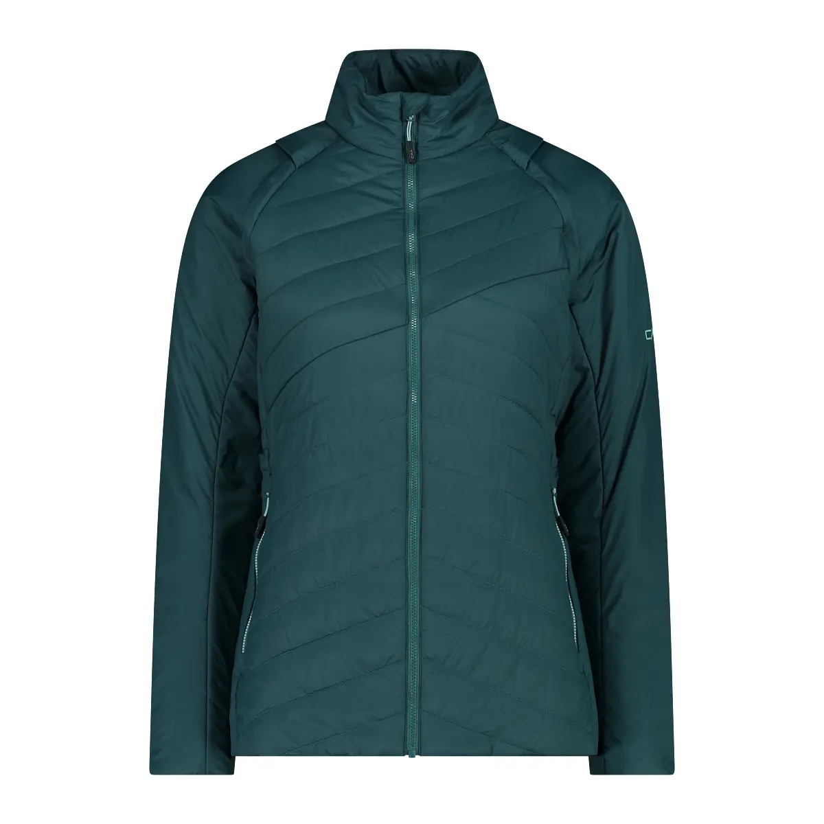 Women's padded jacket with detachable sleeves CMP