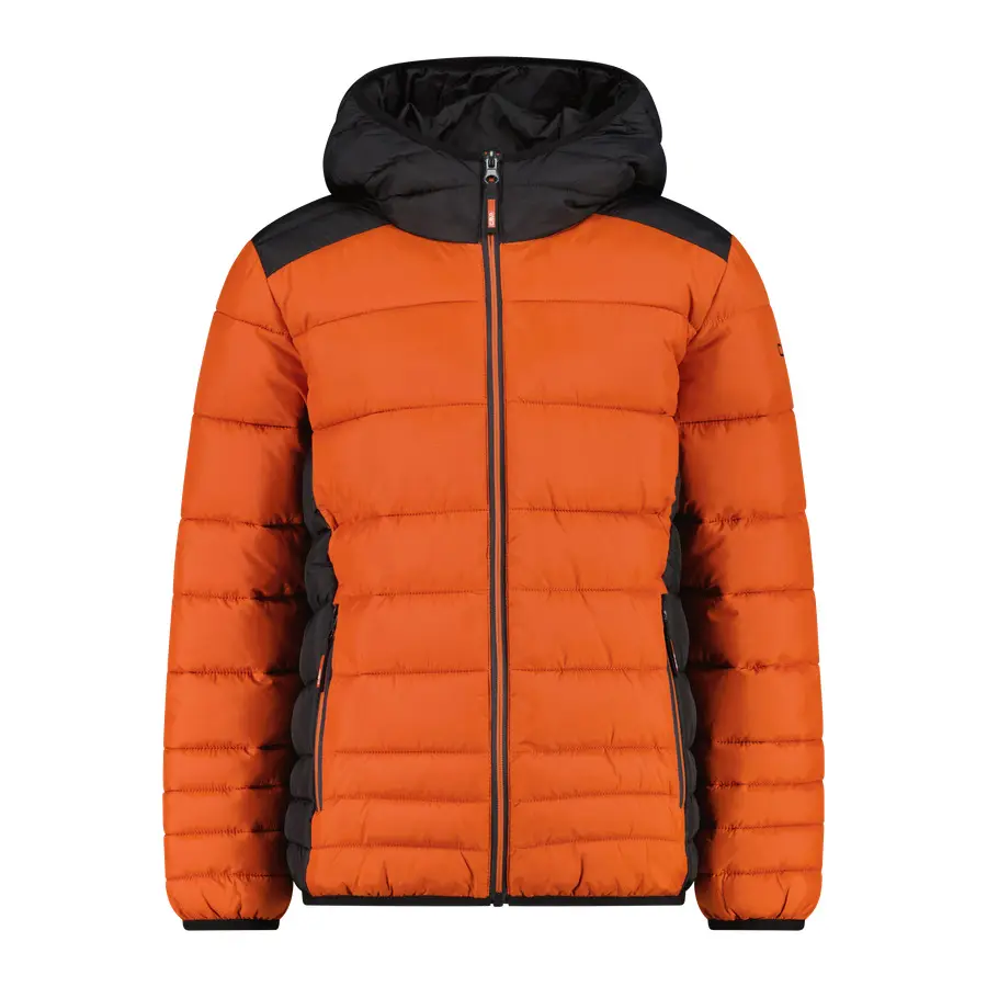 Cmp Orange Kapuze Daunenjacke Mit Langen Ärmeln Kind