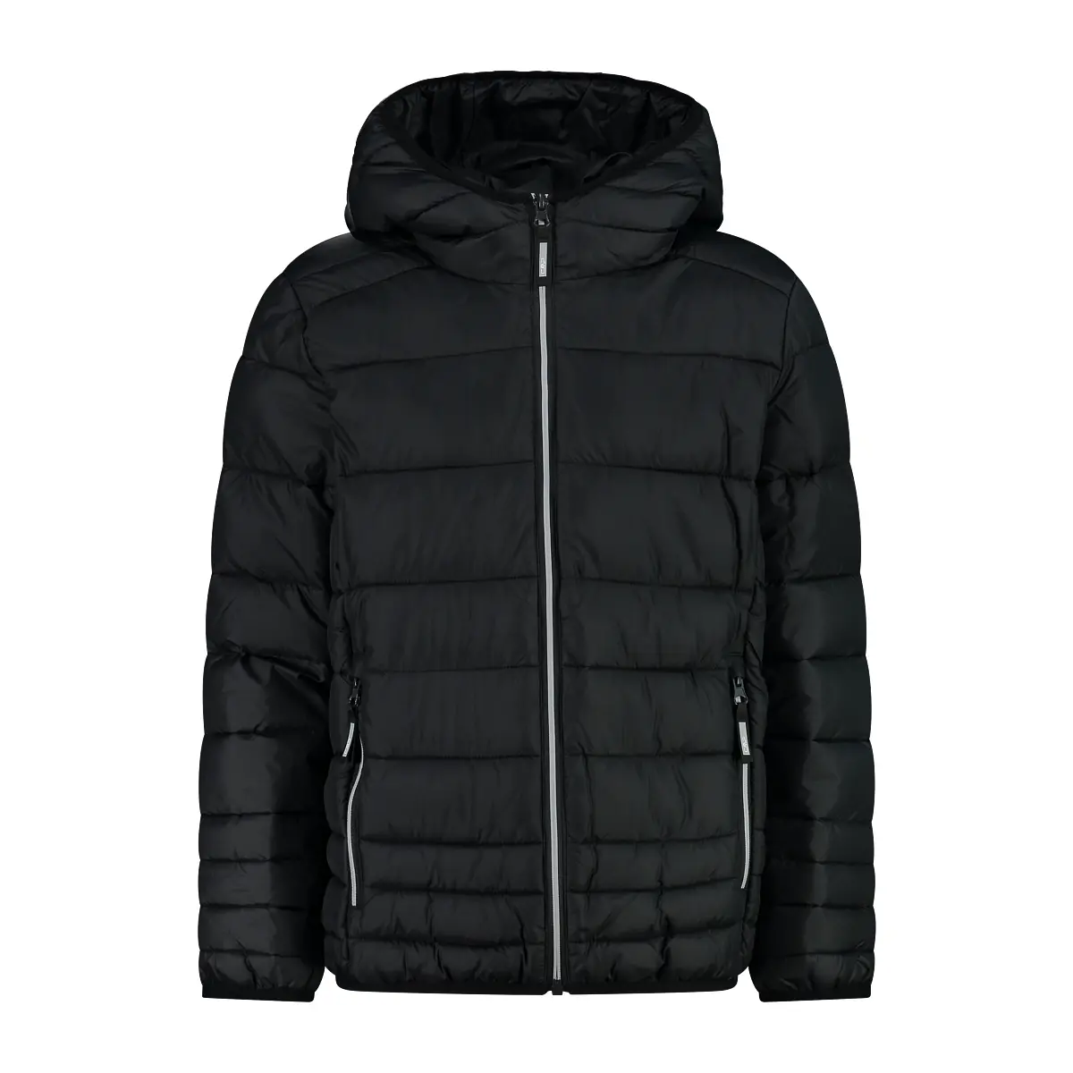Cmp Boys Noir Kids' Hooded Puffer Jacket