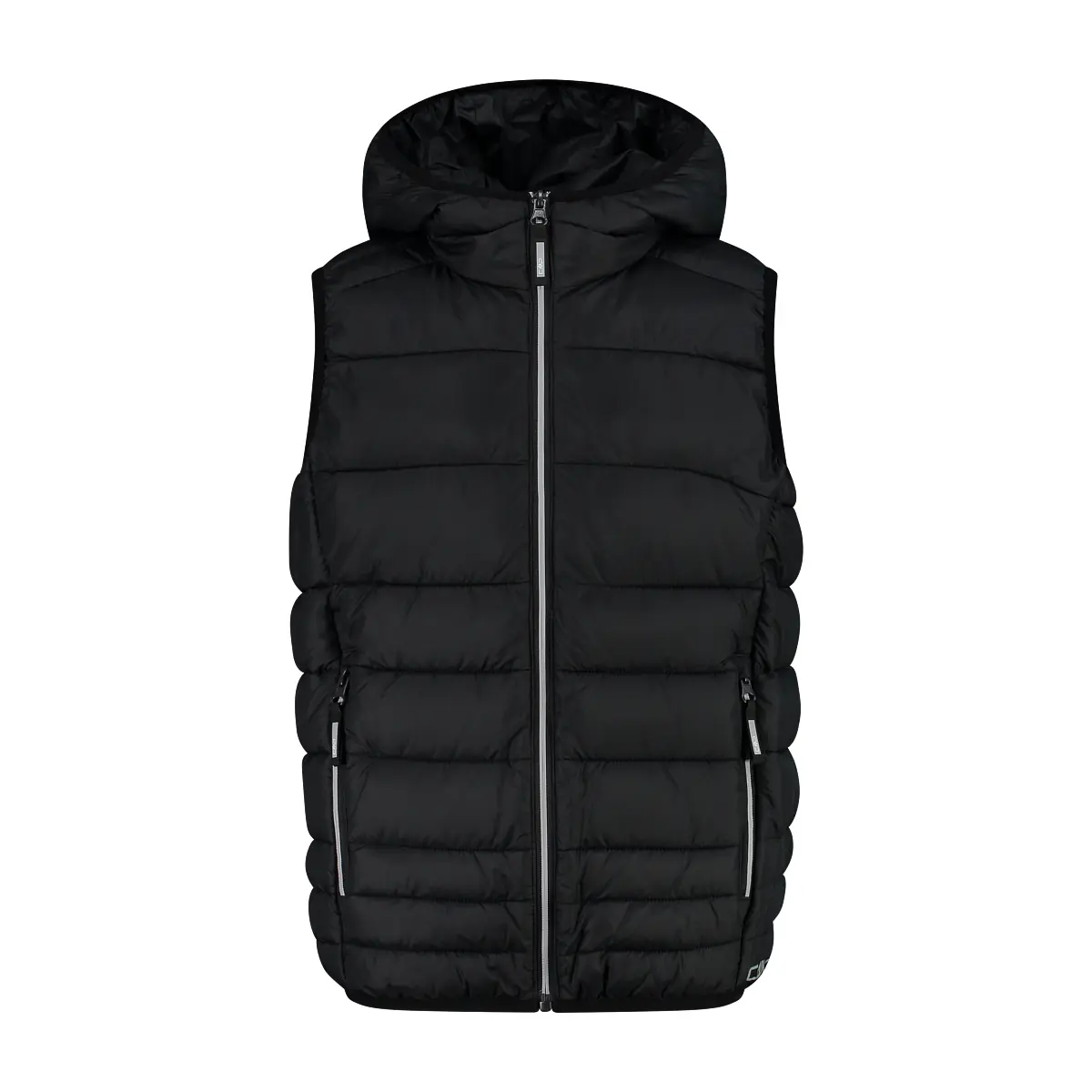 Cmp Boys Noir Children's Sleeveless Hooded Down Jacket