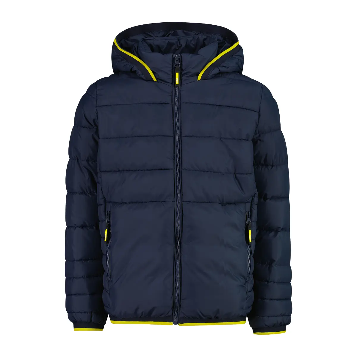 Cmp Boys Noir Kids' Hooded Puffer Jacket