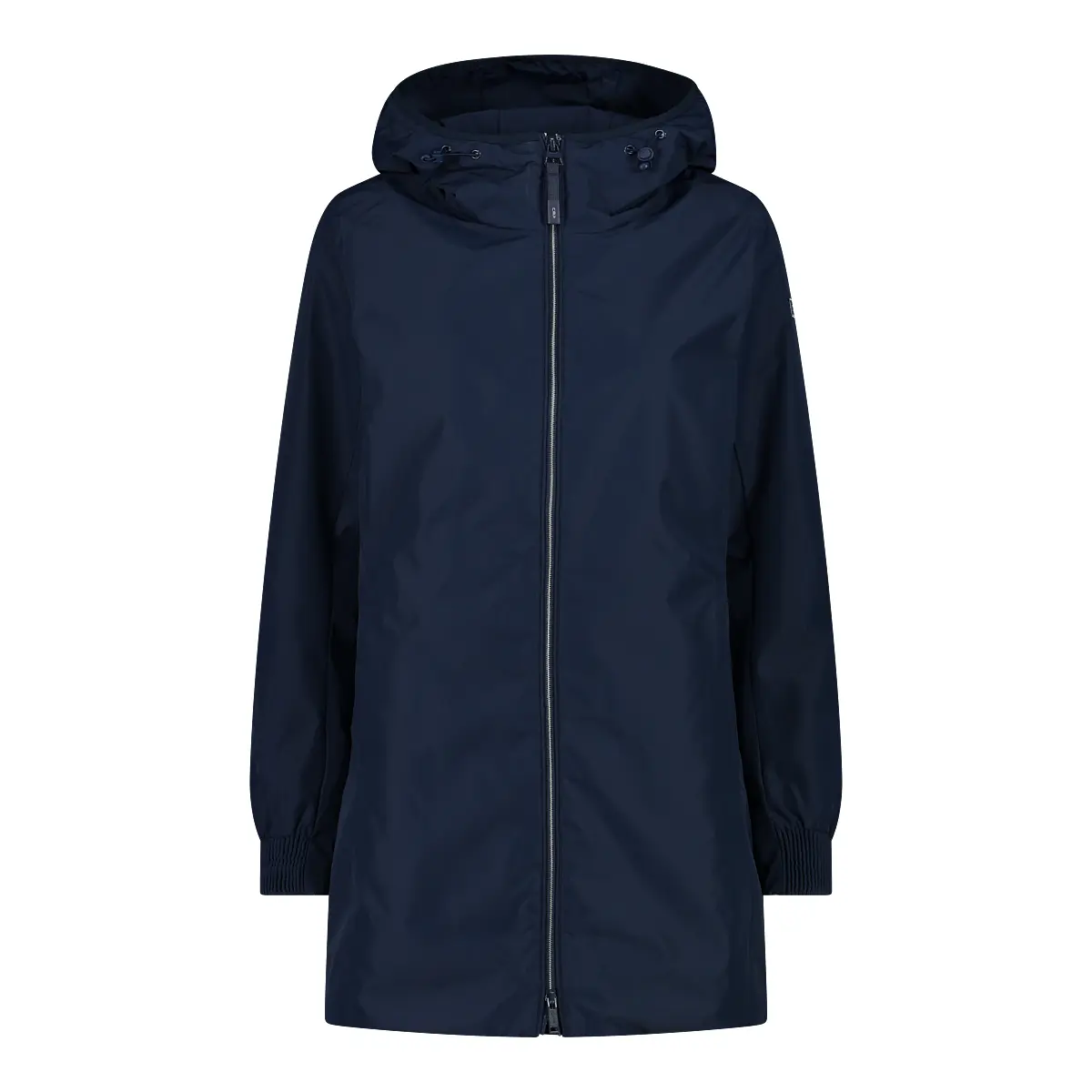 Cmp Bleu Damenwasserjacke Mit Fester Kapuze
