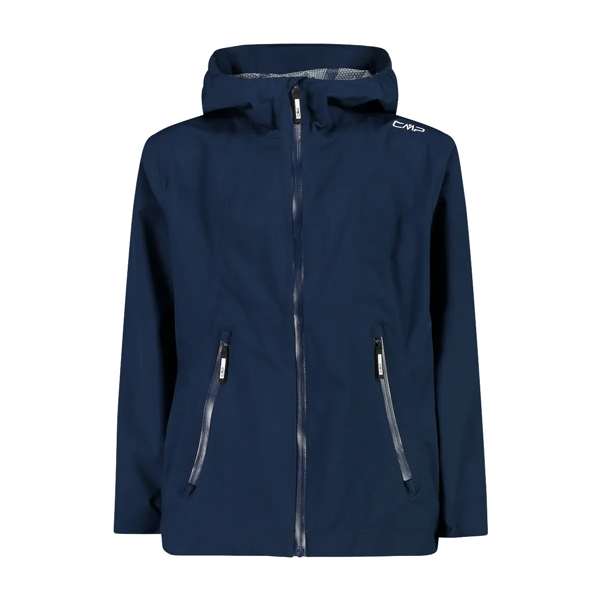 Waterproof 2-layer jacket with fixed hood for girls CMP