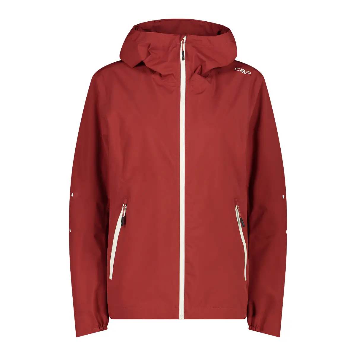 Women's waterproof jacket with fixed hood CMP