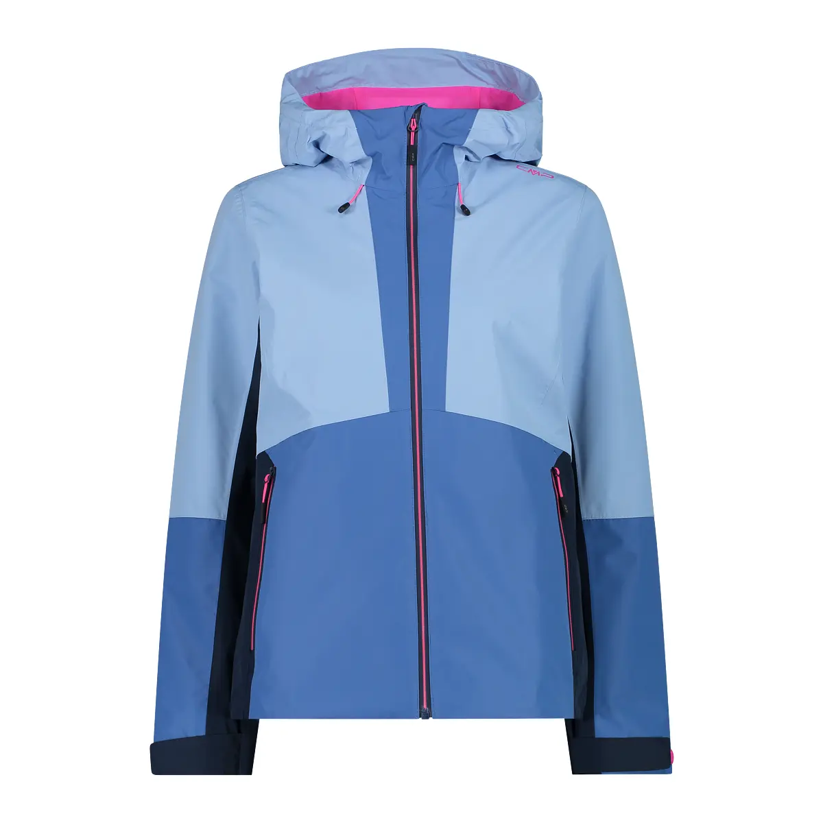 Women's waterproof jacket with fixed hood CMP